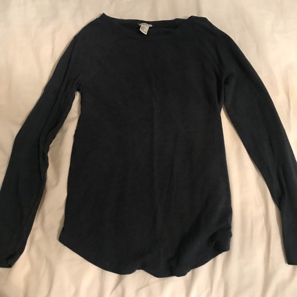 Navy blue long sleeve.